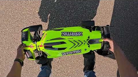 Arrma Limitless Speed Run. New PB 123 mph