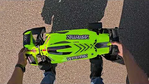 Arrma Limitless Speed Run. New PB 123 mph