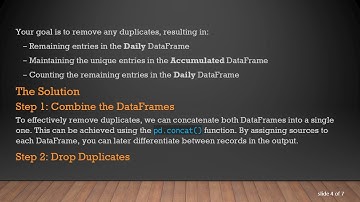 How to Compare and Remove Duplicates from Two DataFrames in Python