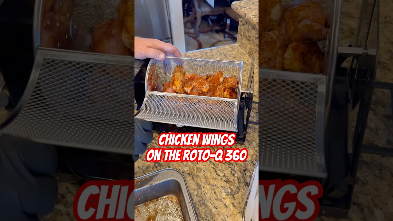 Chicken Wings Grilled With The ROTO-Q 360