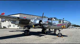 B-25 Mitchell Bomber Panchito at Wings & Wheels in Georgetown DE Oct-04-2025
