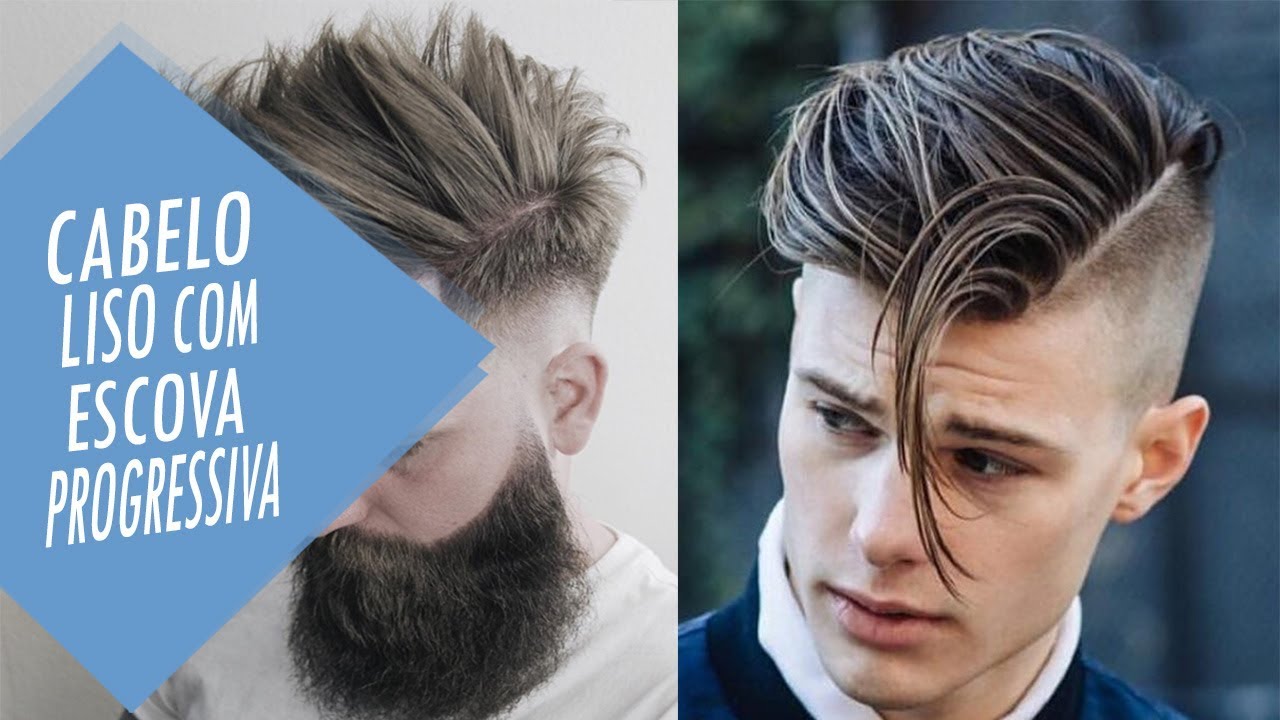 alisamento em cabelo masculino