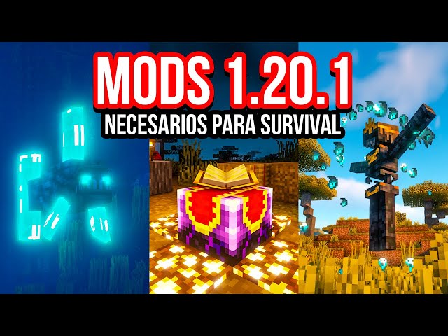 TOP 12 MODS para MINECRAFT 1.19.2/1.20.1 de PLANETA VEGETTA 