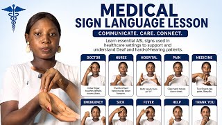 Learn Medical Signs in ASL 01 | Essential Sign Language for Healthcare Communication