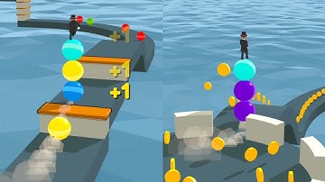 Stack Rider Game - 😍 All levels Gameplay Android ios #40