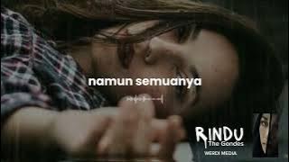 Rindu - The Gondes ( Lyric Visualizer) @AyuTT @HappyAsmara 