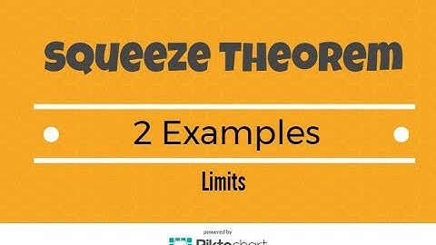 The Squeeze Theorem with 2 examples