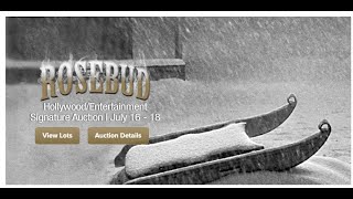 LIVE: Hollywood/Entertainment Signature Auction 7392 - Session 4