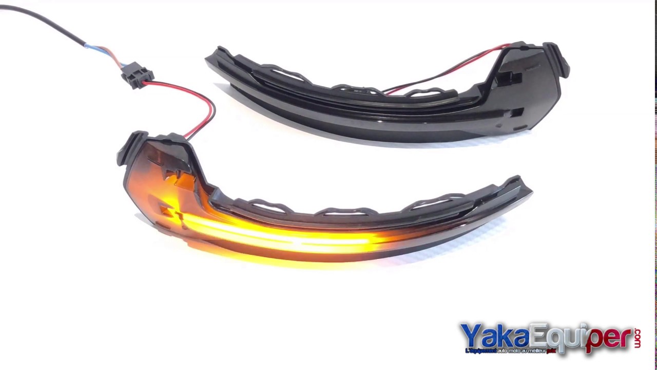 2 Clignotants retroviseur dynamiques LED Audi A3 8V - Noir