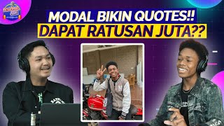 ORANG LAIN KERJA KERAS, BANTING TULANG!! DANIL SAPUTRA CUKUP BIKIN KATA-KATA MUTIARA!!