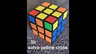 TUTORIAL 3b - SOLVING THE YELLOW CROSS