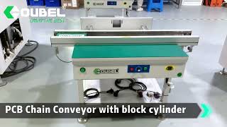OUBEL Automatic 1.2M  PCB Stainless Steel Chain Conveyor PCB linking conveyor for SMT Assembly Line