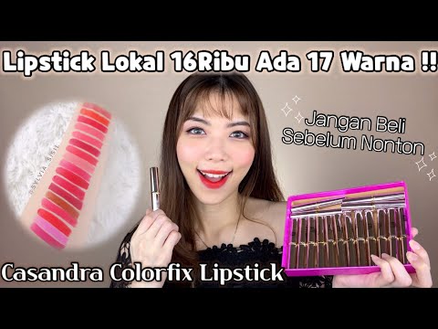 Hi Beauty Lovers... Jadi di video kali ini aku mau ngereview lipstick lokal yang super murah. Hargan. 