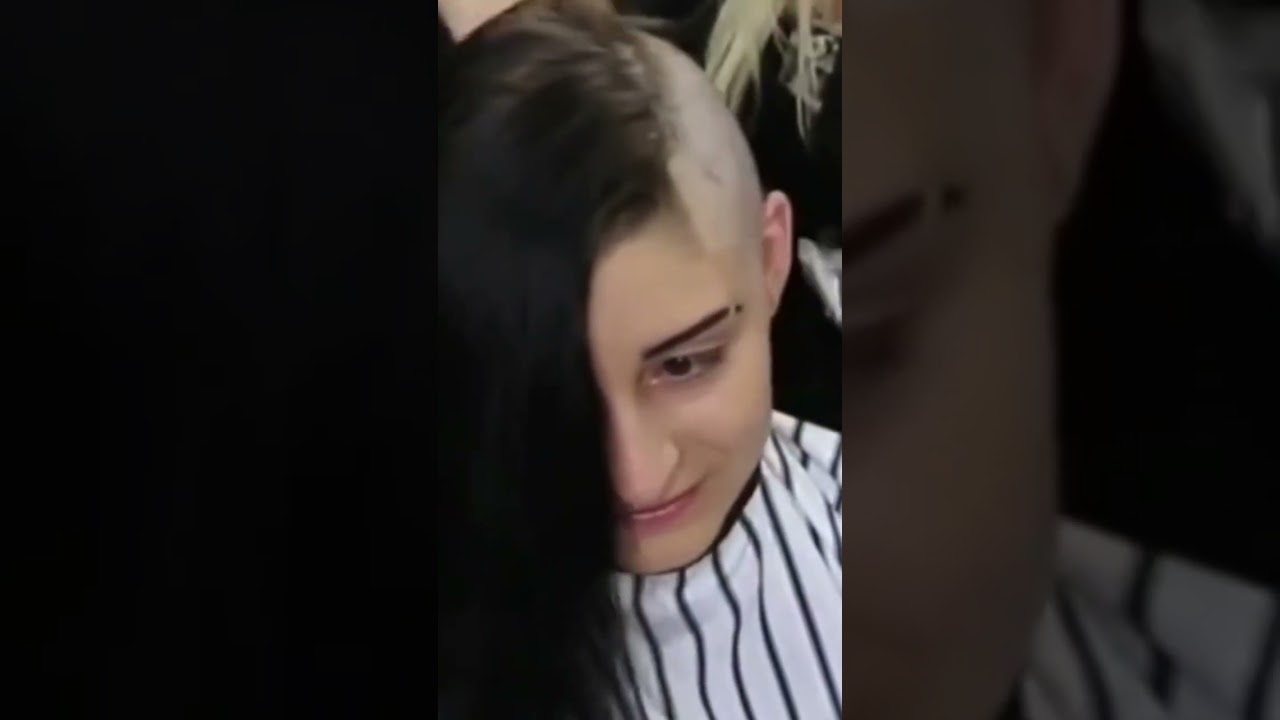 【バッサリカットシリーズ】黒髪ボブをバリカンで豪快に刈る!断髪ボブ女子! #headshave