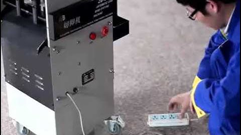 How to install cutting machine