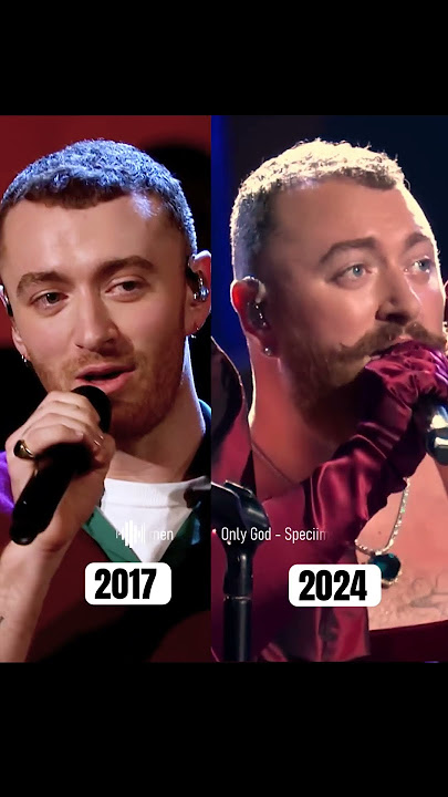 @samsmith 2017-2024 ✨Music: Only God by @speciimen_ #samsmith #celeb #celebrity #beforeafter