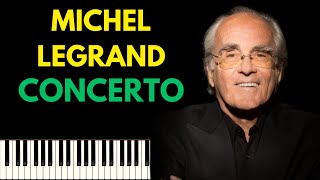 MICHEL LEGRAND - CONCERTO (LES DEMOISELLES DE ROCHEFORT) | PIANO TUTORIEL