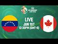 LIVE - Venezuela v Canada | FIBA U18 AmeriCup 2026