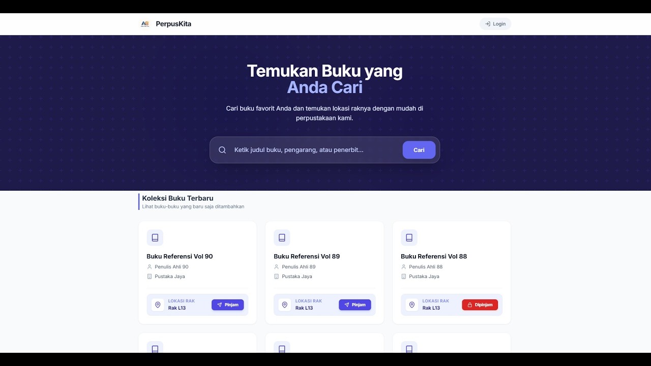 APLIKASI MOBILE WEB PERPUSTAKAAN DIGITAL | CI3 & PHP8