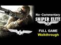 Sniper Elite V2 remastered Longplay Full Game walkthrough 