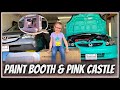 INFLATABLE PAINT BOOTH &amp;  CASTLE FOR THE WIN!