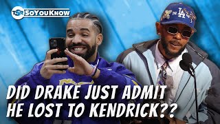 Drake Deleted All His Kendrick Lamar Diss Tracks &amp; Social Media Reacts! | TSR SoYouKnow