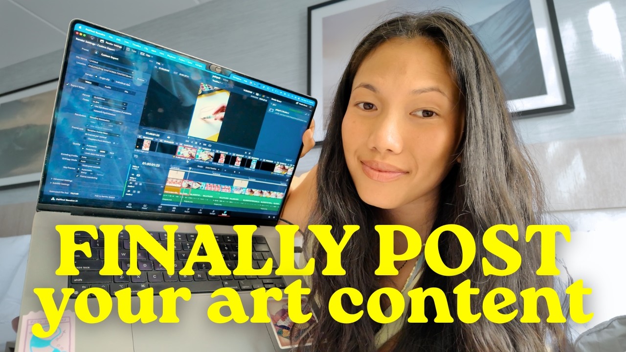 how i edit my art videos on davinci