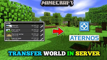 How to Upload Your Minecraft World in Aternos Server 🤔 || Uploads Own World on Aternos Server || 😍