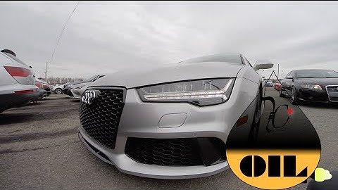 Audi RS7 2016 ||| How to Oil Level