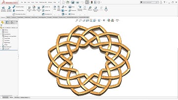 SolidWorks Surface Tutorial | Wood Carving Model