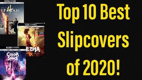 Top 10 4K & Blu-ray Slipcovers of 2020!