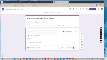 গুগল ফর্ম ব্যবহার করে অনলাইনে পরীক্ষা বা পরীক্ষা কীভাবে তৈরি করবেন?