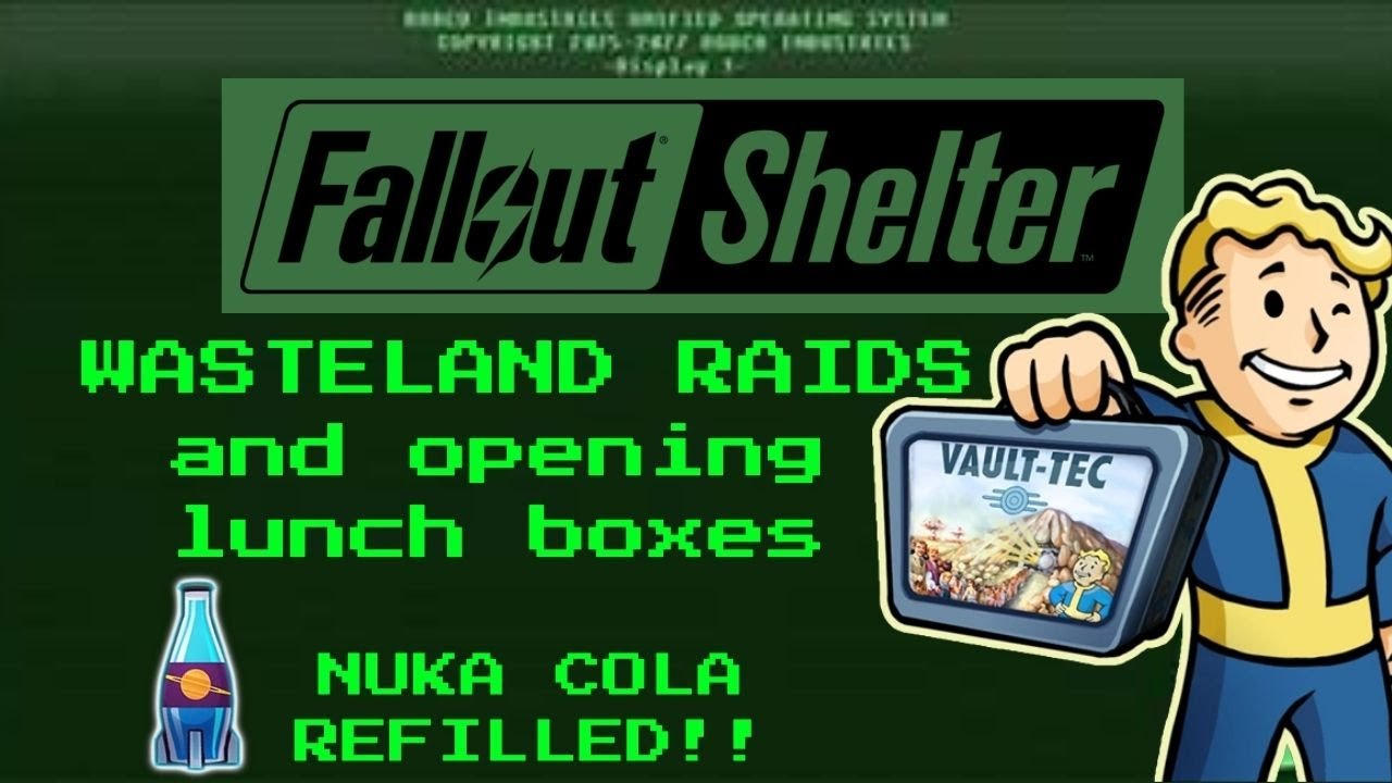 Fallout Shelter: Wasteland Raids/Opening Lunch Boxes/NUKA COLA REFILLED