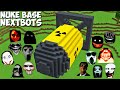 SURVIVAL GIANT NUCLEAR BOMB BASE JEFF KILLER and SCARY NEXTBOTS in Minecraft Gameplay Coffin Meme