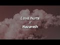 Love hurts - Nazareth (Sub. Español e inglés)