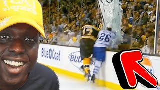 Australian Reacts To NHL Broken Glass [Part 1] KUEKZReacts!!