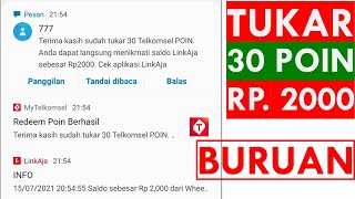 Cara Tukar Poin Telkomsel Jadi Pulsa & Saldo LinkAja Terbaru