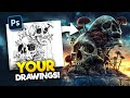 Photoshopping YOUR Drawings! | Realistified! S2E5