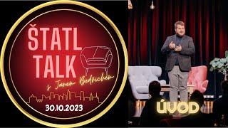 Úvod - Štatltalk s Janem Bedřichem - 30.10.2023