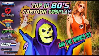 10 best cosplay costumes of 80's cartoon characters.