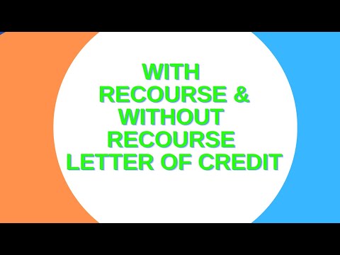Video: Ano ang walang recourse letter of credit?