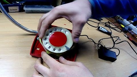 Creative craft with a rotary phone