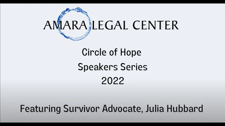 Circle of Hope Speaker Series featuring Survivor A...