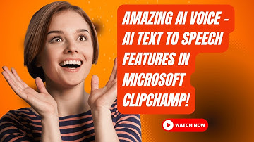 Amazing AI Voice - AI Text to Speech Features in Microsoft Clipchamp!