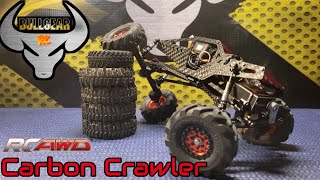 Custom Scx24 Carbon Crawler Portal Axle Belly Drager