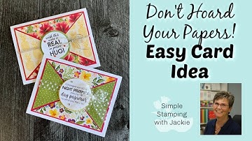 How to Use Digital Stamps for Easy Greeting Cards | Easy Print & Cut PDF