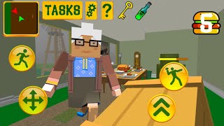 Craft Granny Blocky Neighbor Escape 3D: Level 12 screenshot 3