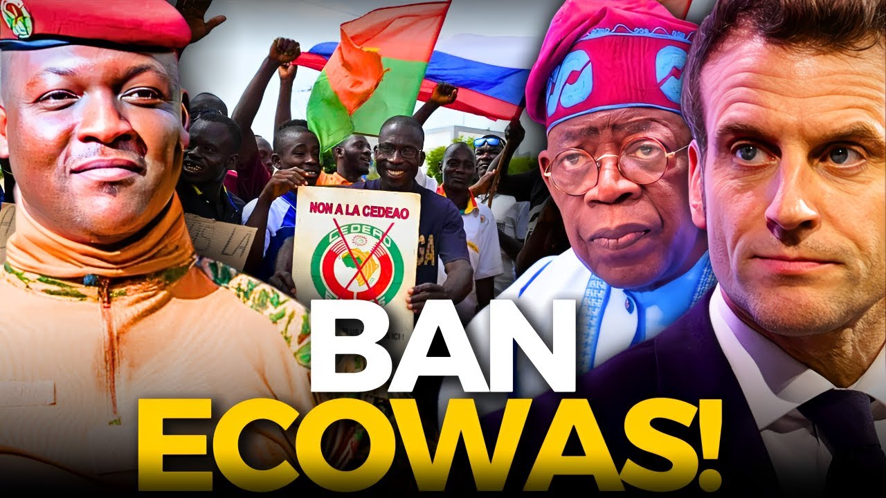 Shocking Support for Traoré! Humiliate ECOWAS on the Streets