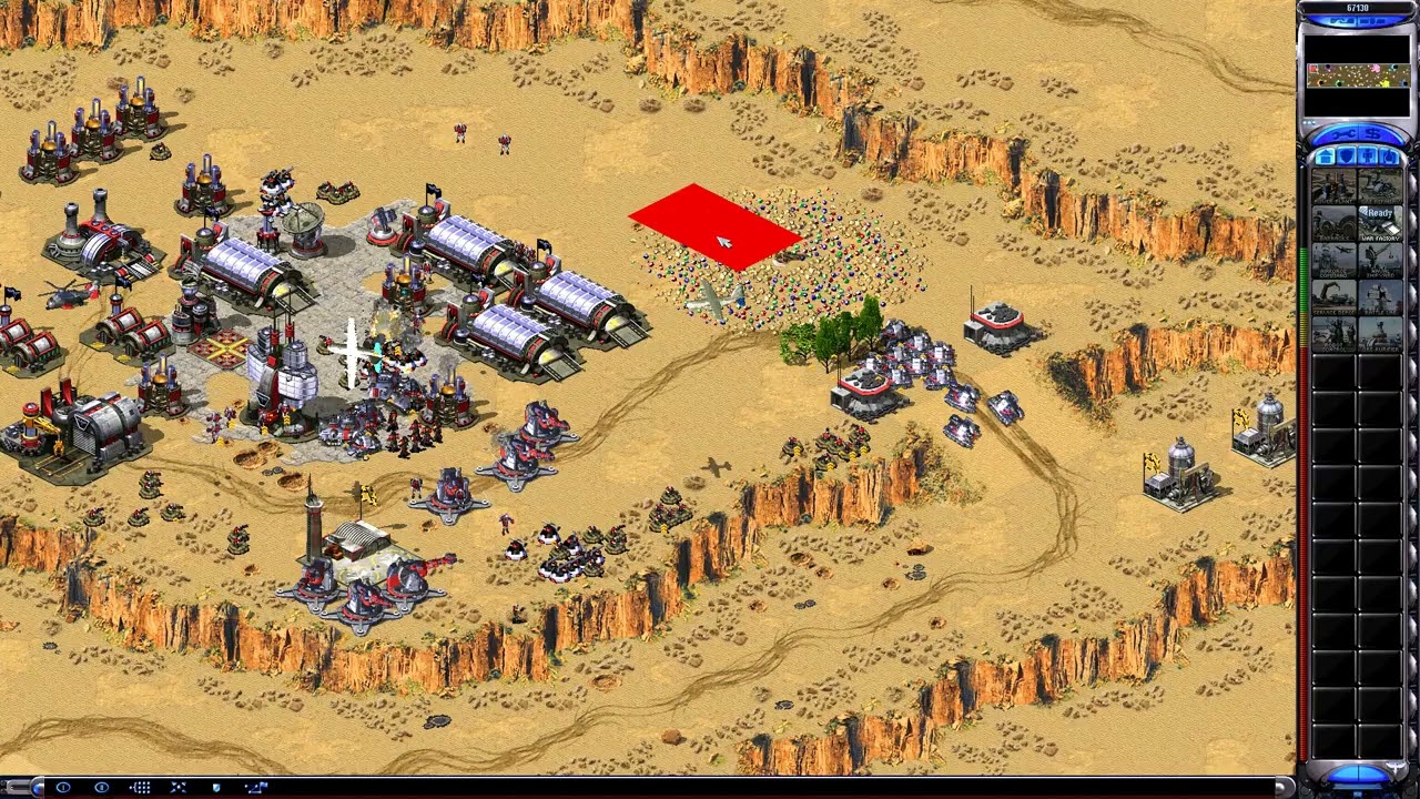 Red Alert 2 | Extra Hard Ai | 7 Vs 1 | Majestic Canyon Map