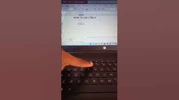 How to use ctrl+Y=redo / ctrl+y se kya hota hai / #keyboard #shorts #msexcel #ms #tips